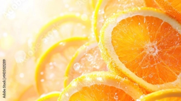 Fototapeta Close-up of citrus slices