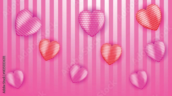 Fototapeta Mother's Day Gradient Vector Background with Love for Background Invitation