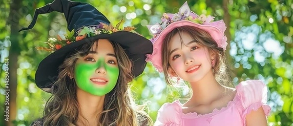 Fototapeta Witches in a Forest