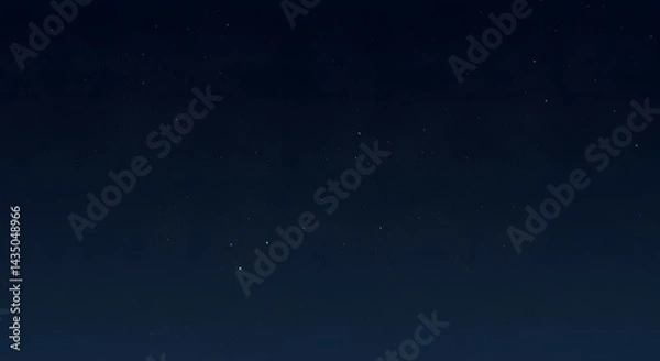 Fototapeta Deep Blue Night Sky with Sparkling Stars A Celestial Background Image