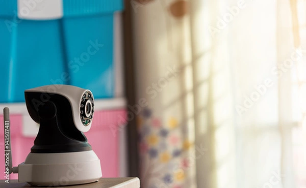 Obraz The CCTV security camera operating in home.