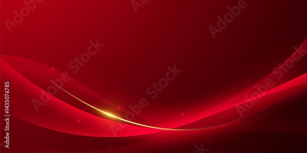 Fototapeta red background design With luxurious effect elements Vector illustration