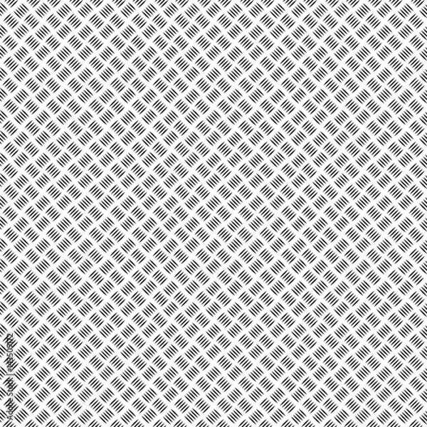Fototapeta Metal grip texture generated. Seamless pattern. Stainless plate texture. White and gray background. Template for print, textile, wrapping and decoration