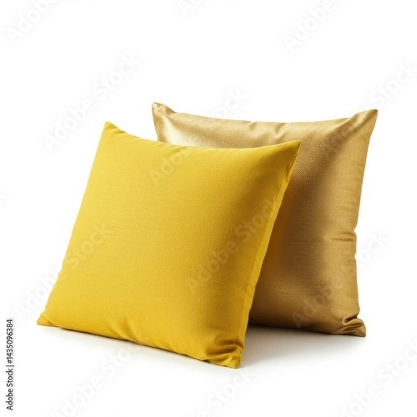 Obraz A pillow isolated on white background