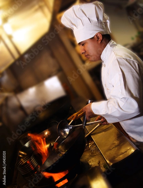 Obraz chef cooking 2