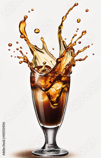 Obraz splash of cola