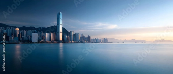 Obraz Hong Kong Skyline at Dawn
