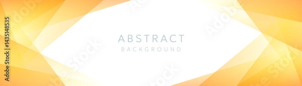 Fototapeta yellow geometric on white background geometric shapes element business template design