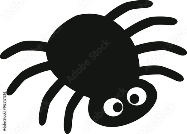 Fototapeta Spider silhouette