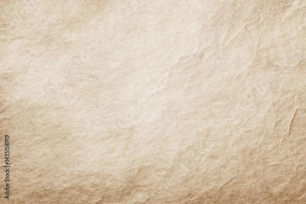 Obraz Old Beige Paper Texture, Crumpled Surface, Antique Vintage Parchment Background