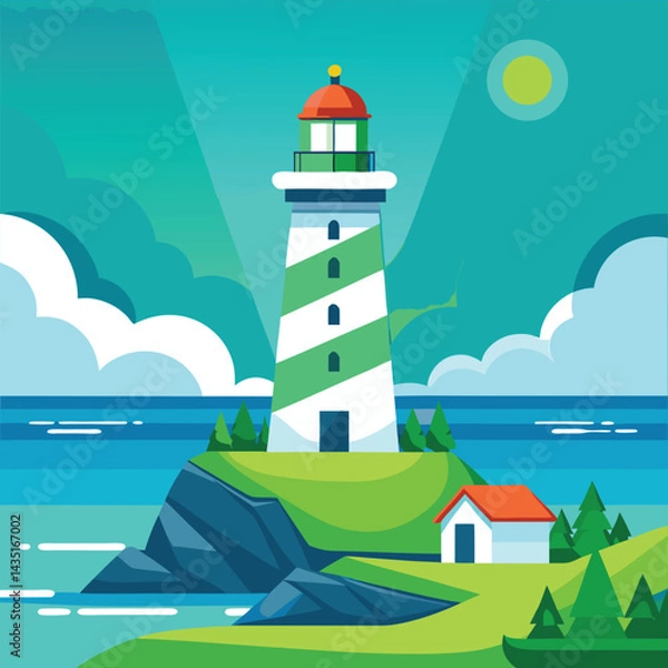 Obraz lighthouse vector
