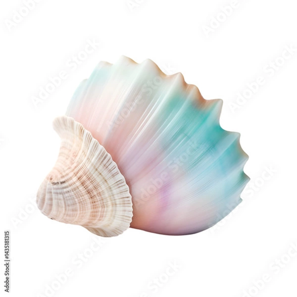 Fototapeta Soft pastel abstract fluffy design object