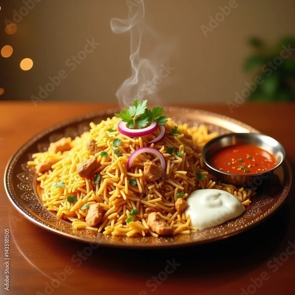 Obraz beef stew with rice