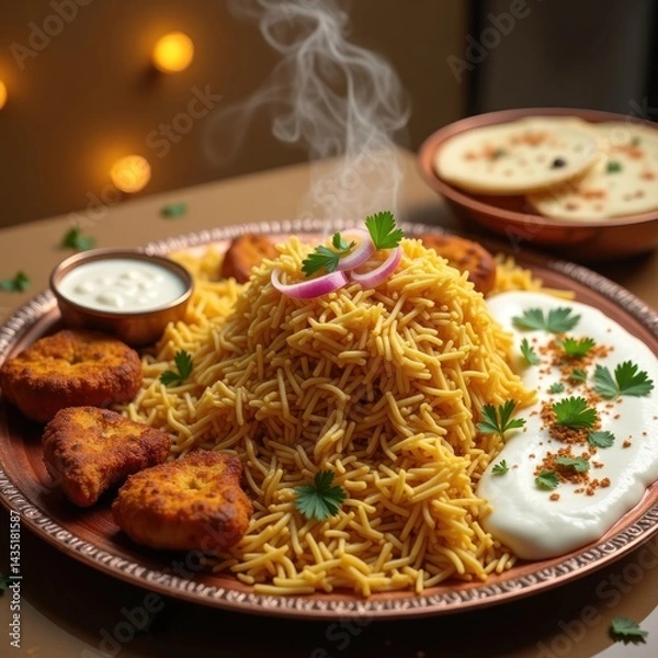 Obraz fried chicken with rice