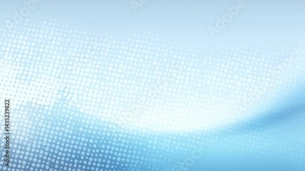 Fototapeta Abstract Light Blue Dotted Background Design