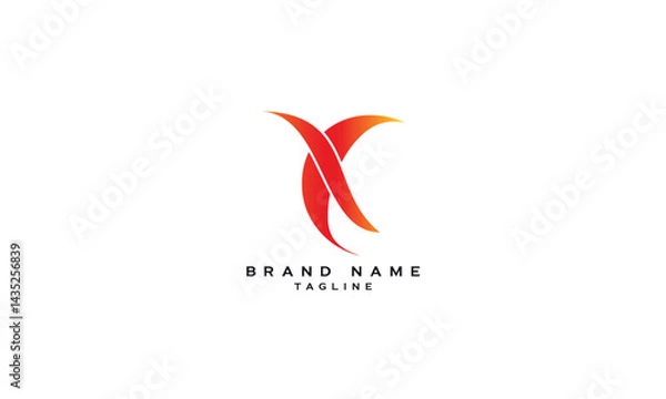 Obraz CX, XC, EX, XE, Abstract initial monogram letter alphabet logo design