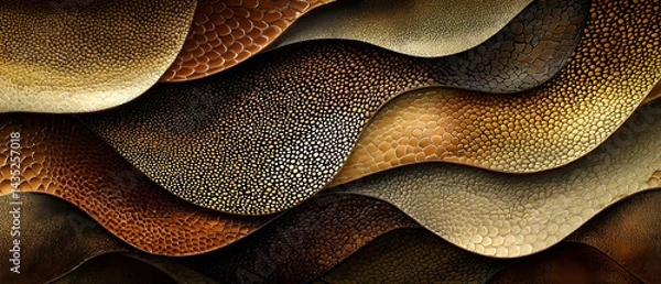 Fototapeta Abstract Textured Wave Layers