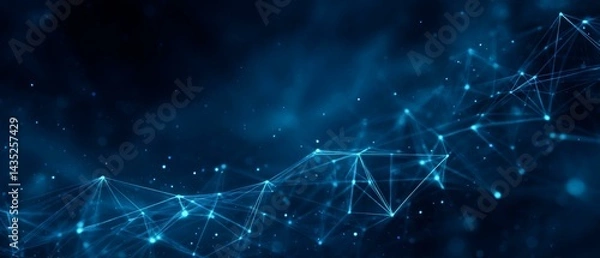 Fototapeta Abstract Network Connection Design