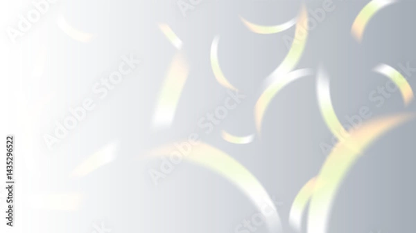 Obraz Multicolored light effect and zigzag ribbons and flare transparent effects.