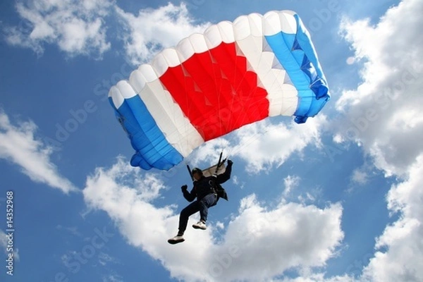 Fototapeta parachutist