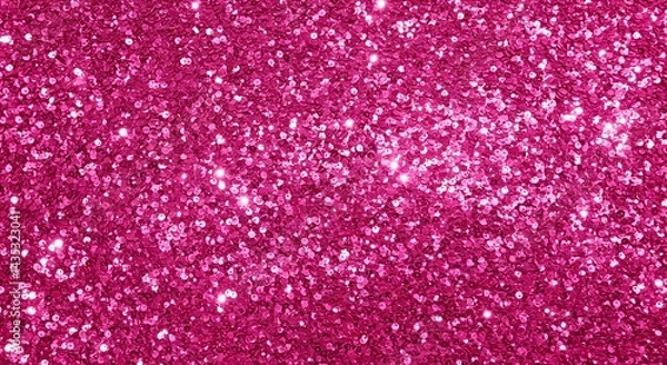 Fototapeta Crimson Glitter: A Shimmering Texture AI Generated