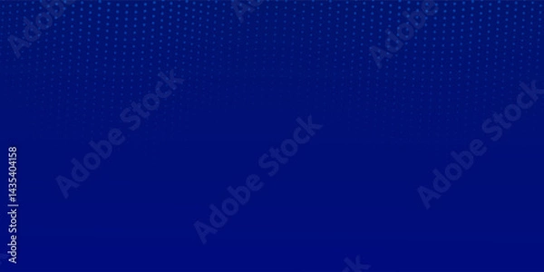 Fototapeta Abstract blue and red dynamic wavy line dotted texture ,Dark blue background with copy space. Modern futuristic simple dots pattern.