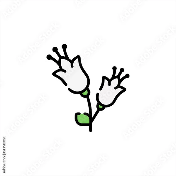 Obraz tree silhouette vector