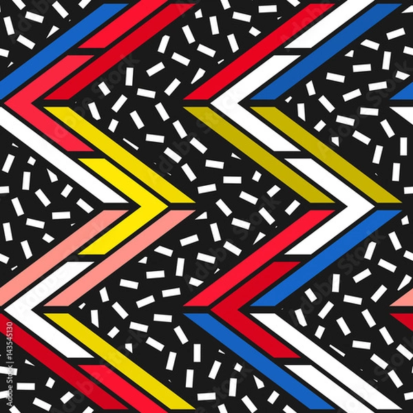 Obraz Colorful bright seamless pattern