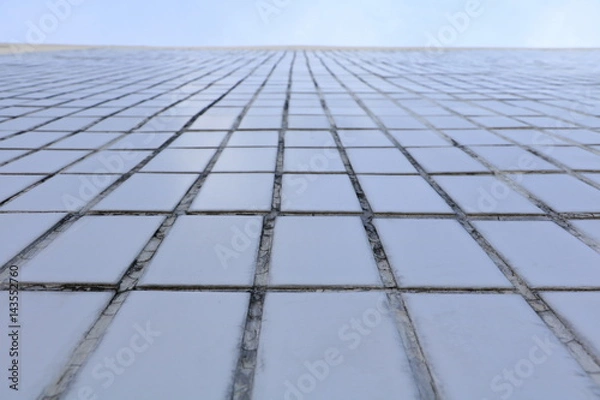 Fototapeta mosaic floor background old  texture select focus with shallow depth of field. with copy space  add text