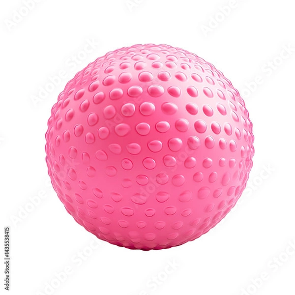 Fototapeta Pink sphere with textured surface