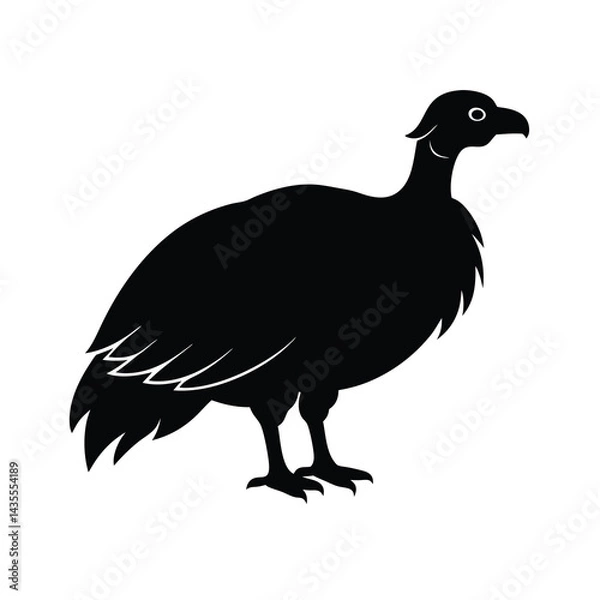 Obraz Vultures Vector Silhouette in Dynamic Pose