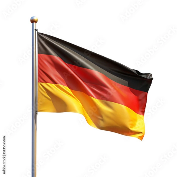 Obraz german flag waving