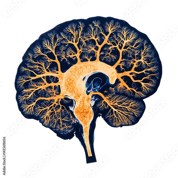 Obraz human brain anatomy