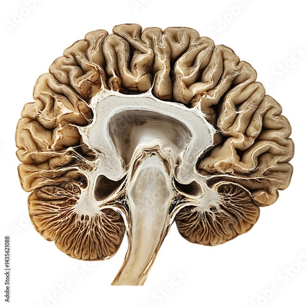 Obraz human brain anatomy