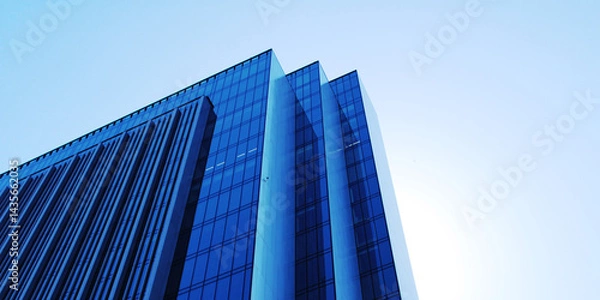 Obraz Glass Business Office. City Building
