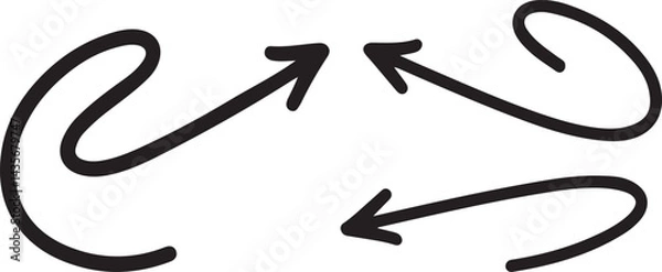 Fototapeta Creative Arrow Design Vector Perfect for Modern UI, UX, and Graphic Design Projects