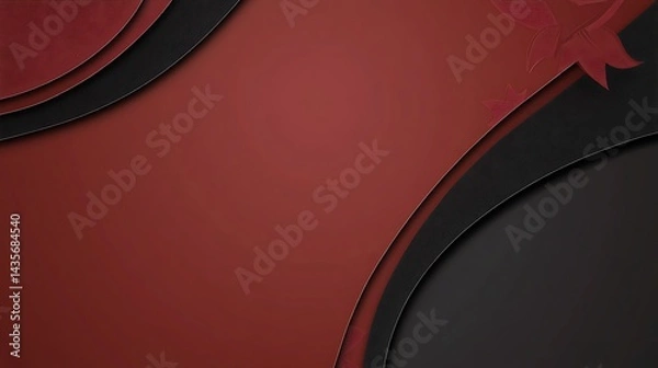 Fototapeta Red Black Abstract Background Design.