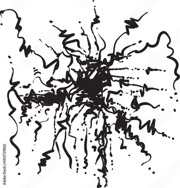 Obraz Abstract Ekspressionist Drawing