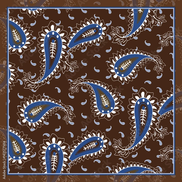 Fototapeta Shawl Scarf Pattern Graphic Design
