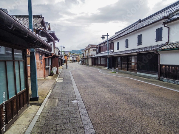Fototapeta 【佐賀県】嬉野市・塩田津の町並み