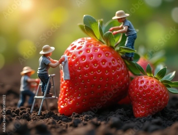 Obraz Strawberry Harvest