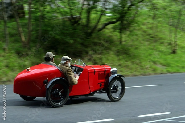 Obraz klasyczna zabawa w samochodzie