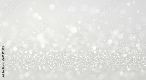 Fototapeta Silvered Dawn AI Generated