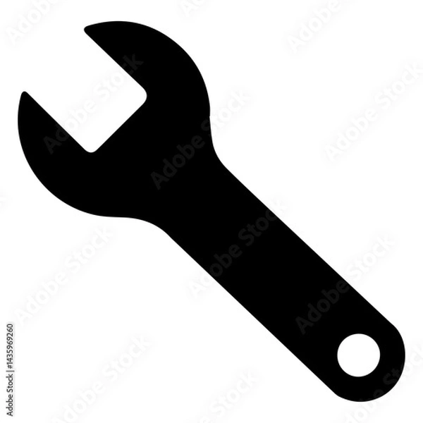 Obraz wrench icon.
