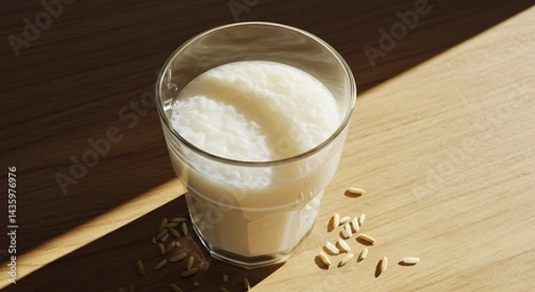 Obraz Refreshing Plant-Based Milk: A Healthy Start