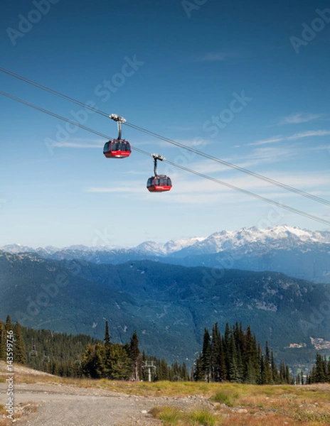 Obraz Cable Car around Whistler