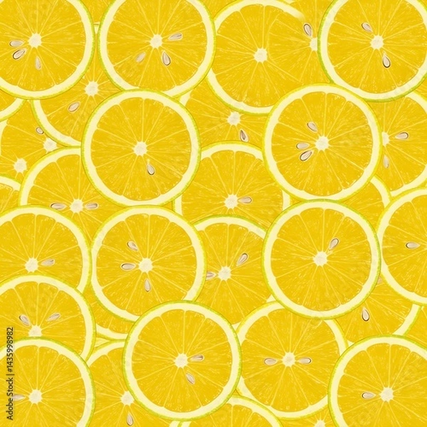 Obraz Lemon Slice Pattern