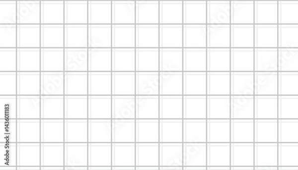 Fototapeta editable white grid vector background with modern style