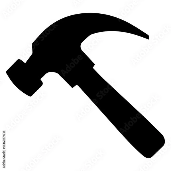 Obraz Hammer icon vector.