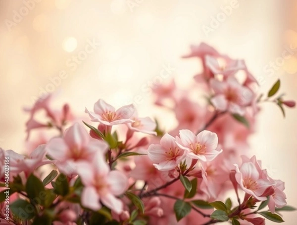 Fototapeta pink cherry blossom
